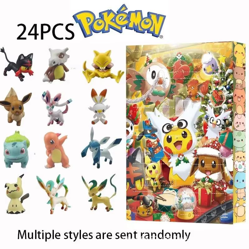 Pokemon 24 Days Christmas Coun - Advent Calendar Gift บทวิจารณ์และราคา