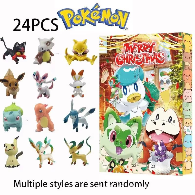 Pokemon 24 Days Christmas Coun - Advent Calendar Gift บทวิจารณ์และราคา