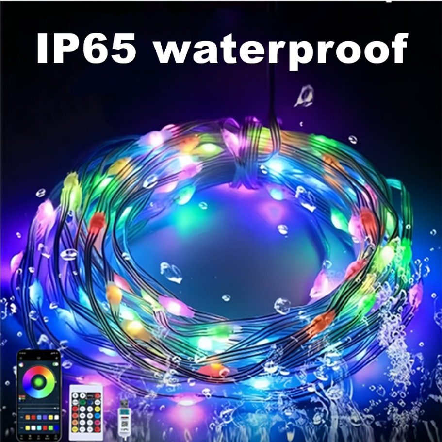 WS2812B LED Light String Smart - Led Fairy String Lights บทวิจารณ์และราคา