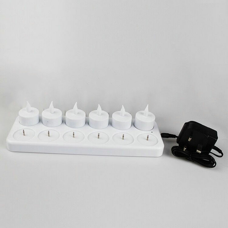 Set of 12 Rechargeable led can - Holiday Candle Set บทวิจารณ์และราคา