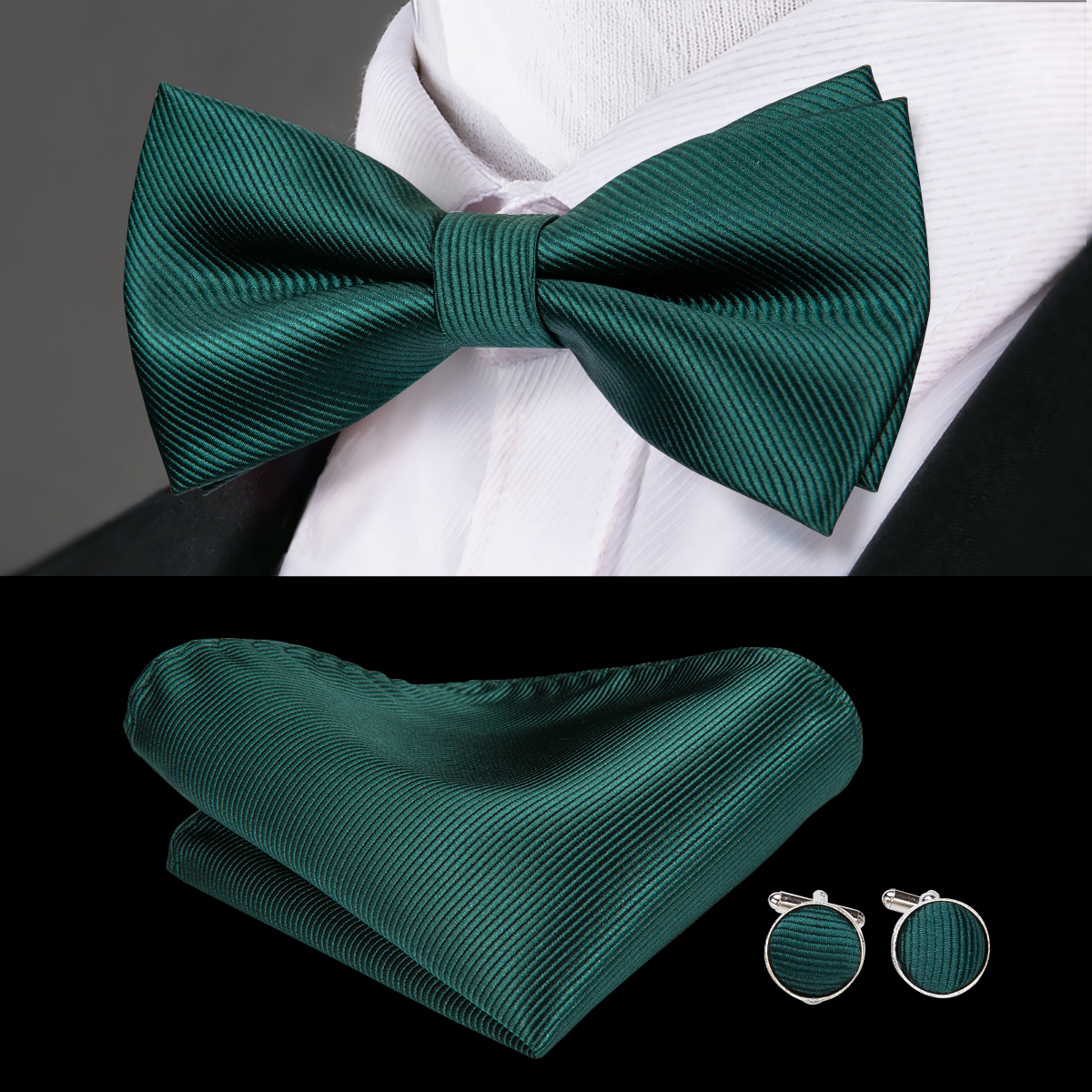 Hi-Tie Christmas Green Bow Tie - Christmas Throw Blanket บทวิจารณ์และราคา