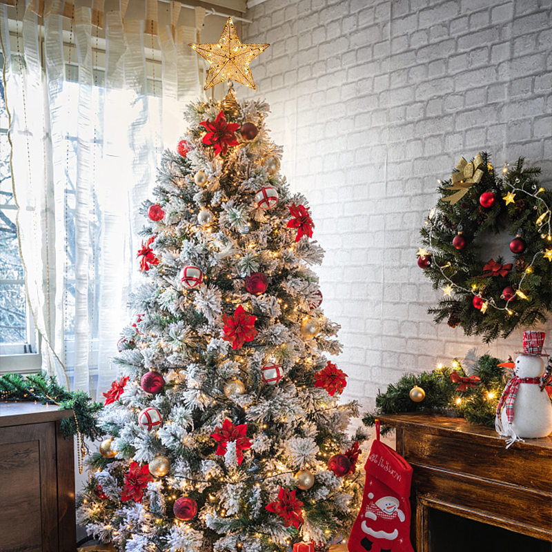LED Christmas Tree Top Decorat - Star Tree Topper บทวิจารณ์และราคา