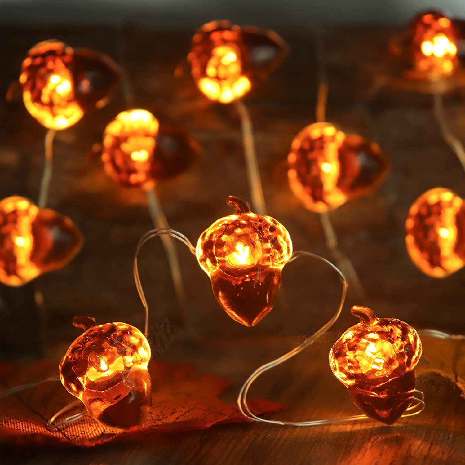 30 LEDs Acorn String Lights Th - Led Fairy String Lights บทวิจารณ์และราคา