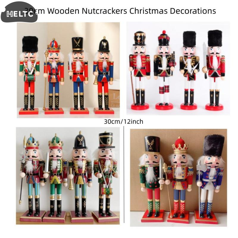 1Pcs 30CM Cartoon Walnut Soldi - Nutcracker Figurine บทวิจารณ์และราคา