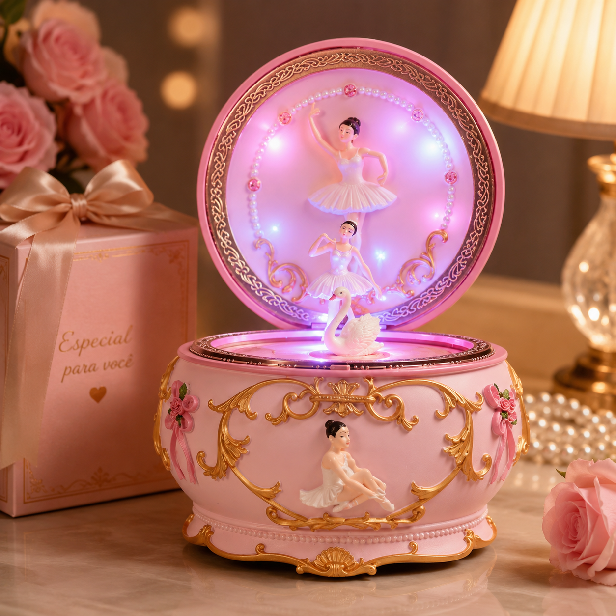 LED Rotating Ballerina Music B - Snow Globe Musical บทวิจารณ์และราคา