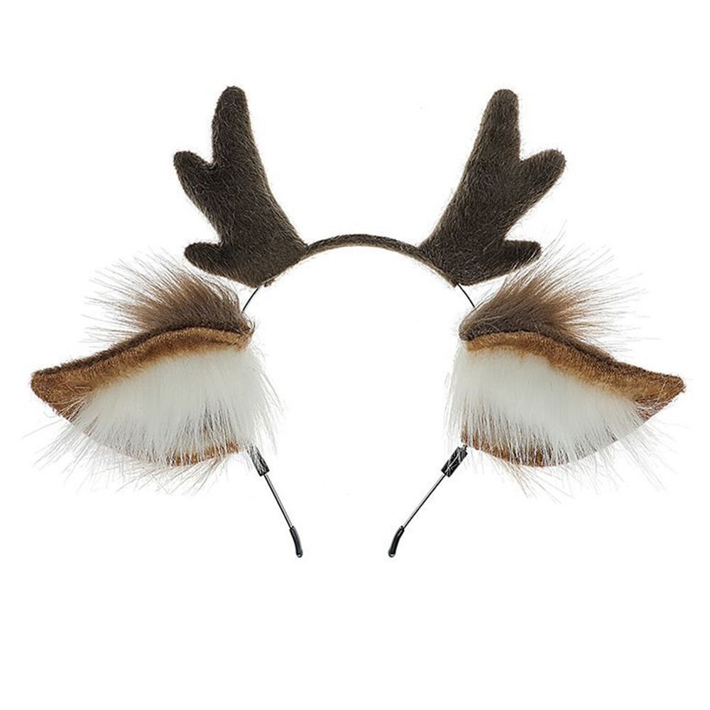 Deer Ears Reindeer Antler Head - Reindeer Antlers Headband บทวิจารณ์และราคา