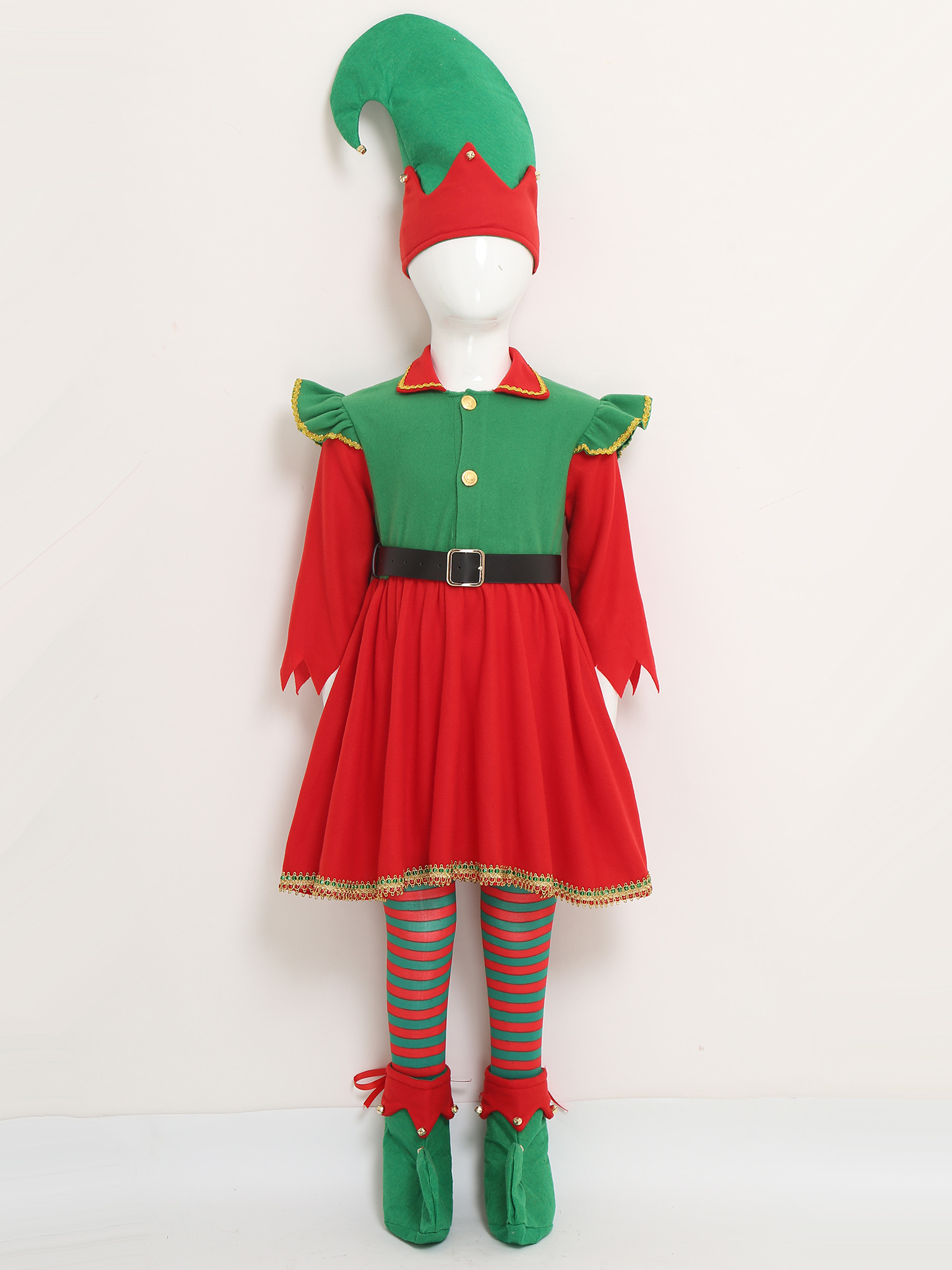 Elf Girl Christmas Costume San - Elf Costume Christmas บทวิจารณ์และราคา