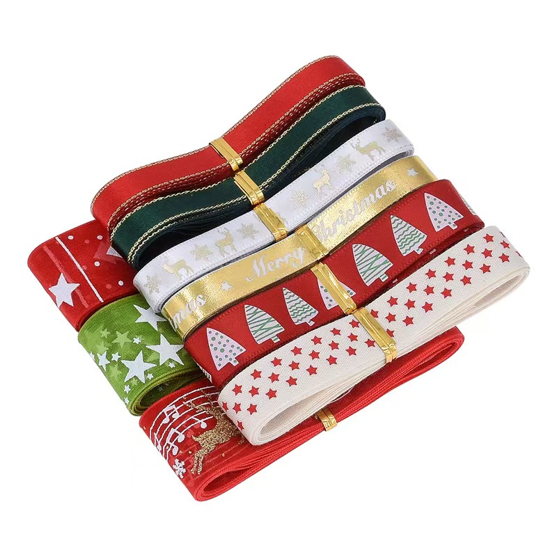 9pcs Christmas Ribbons Set Fes - Gift Box Wrap Set บทวิจารณ์และราคา