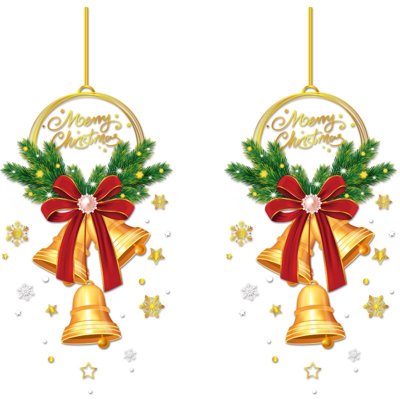 Gold Christmas Tree Snowflake  - Snowflake Window Decal บทวิจารณ์และราคา