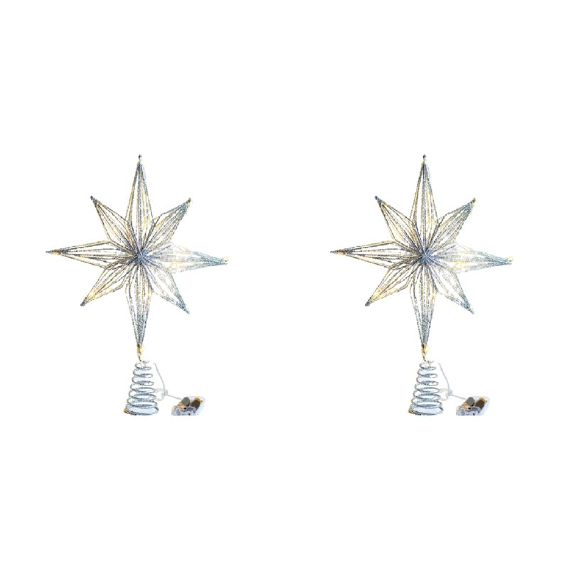 【LAST CHANCE】2X Christmas Tree - Star Tree Topper บทวิจารณ์และราคา