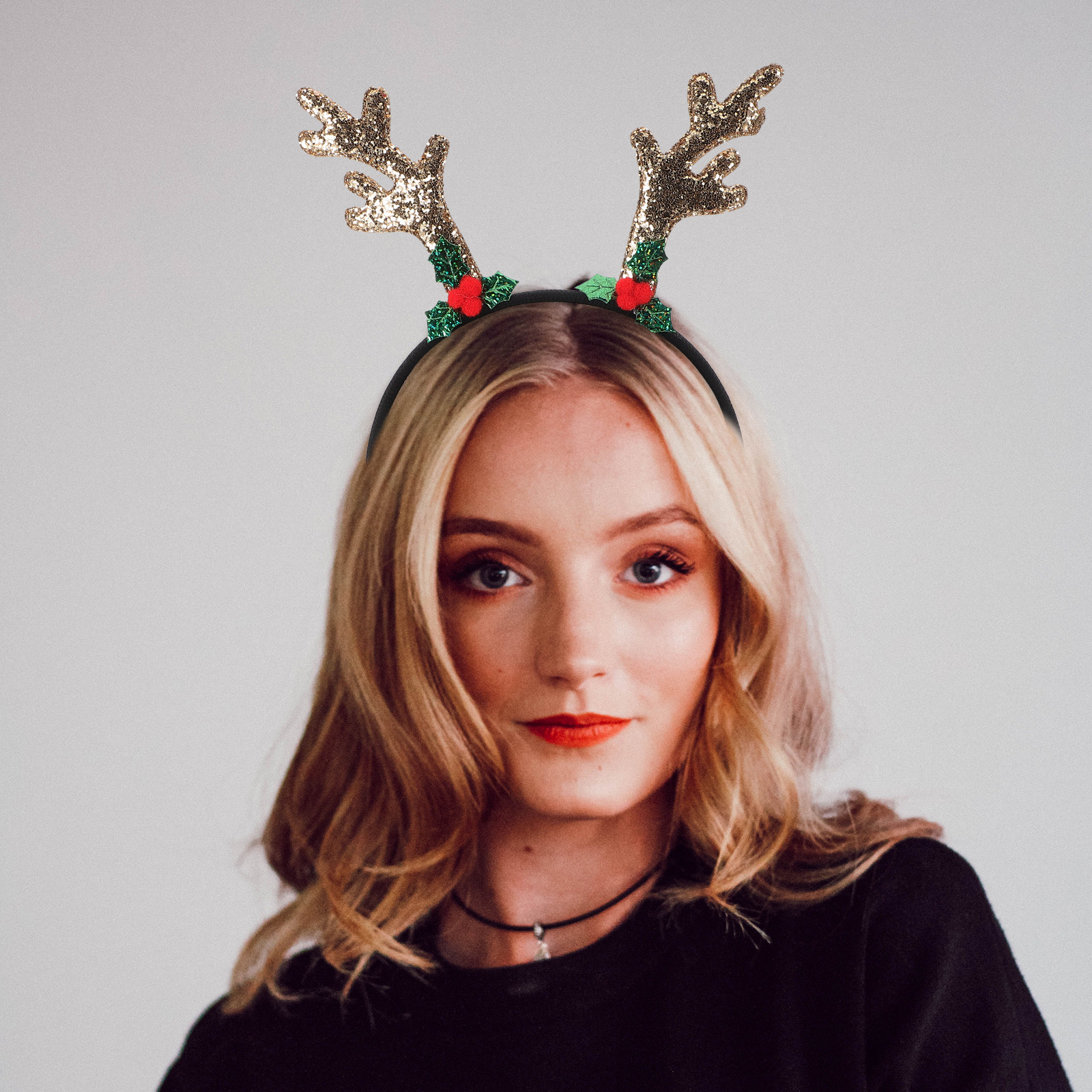 Antler Headband Dark Deer Horn - Reindeer Antlers Headband บทวิจารณ์และราคา