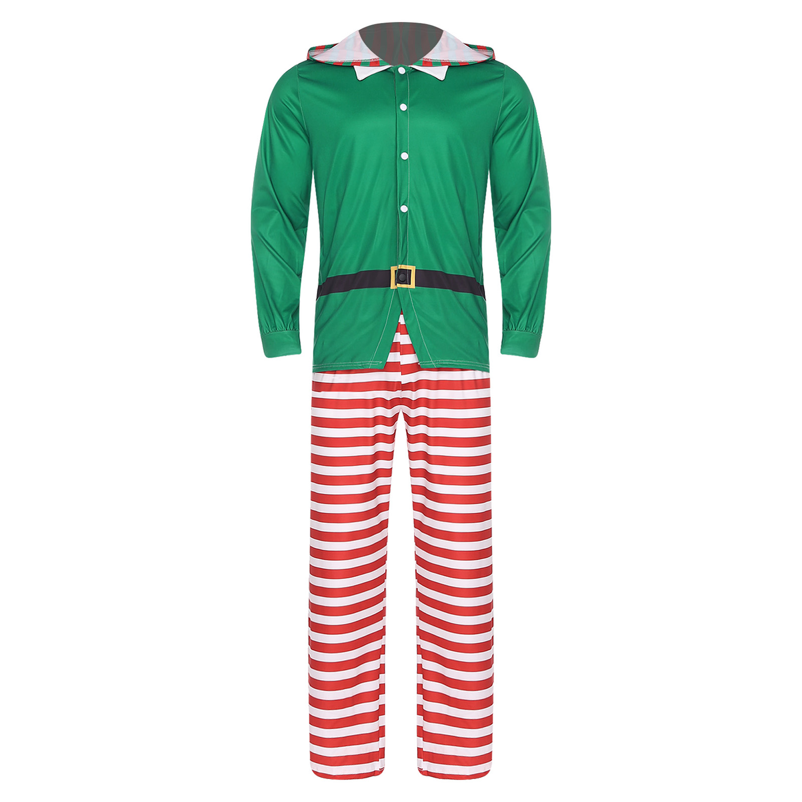 Mens Christmas Elf Pajamas Par - Elf Costume Christmas บทวิจารณ์และราคา