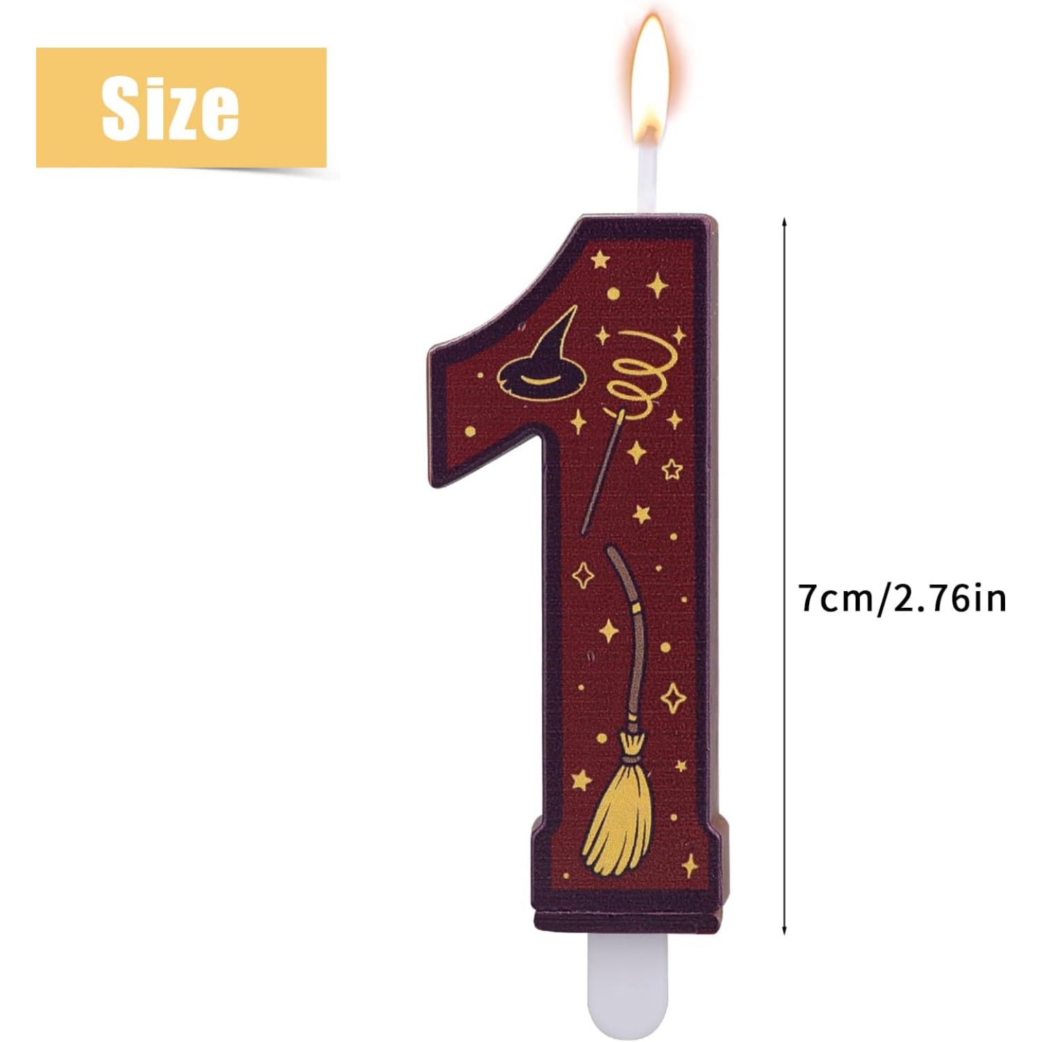 1 Set Number 0-9 Magical Theme - Holiday Candle Set บทวิจารณ์และราคา