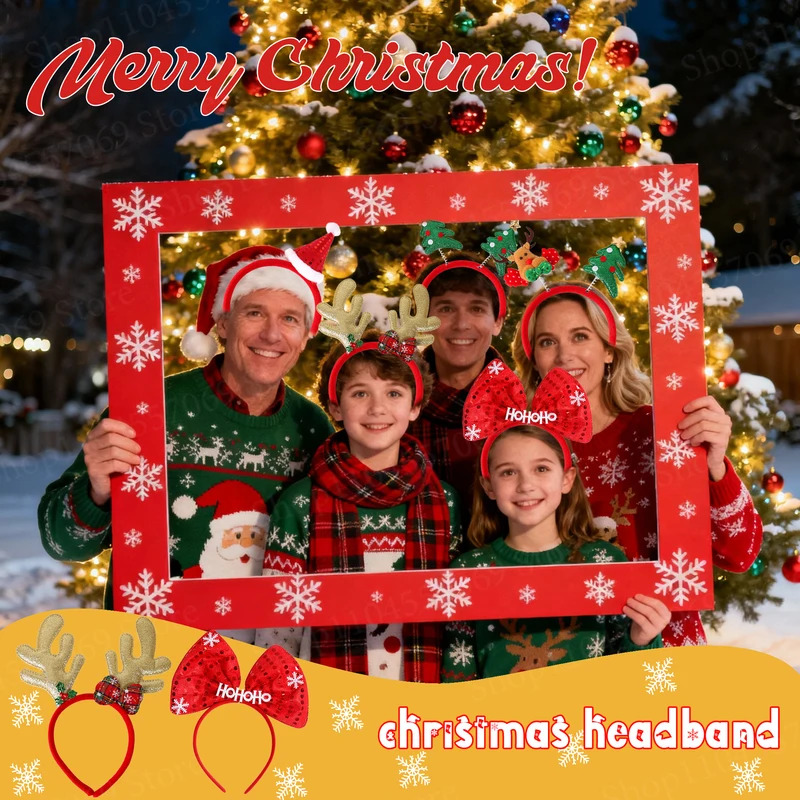 12-120Pcs Christmas Headband C - Reindeer Antlers Headband บทวิจารณ์และราคา
