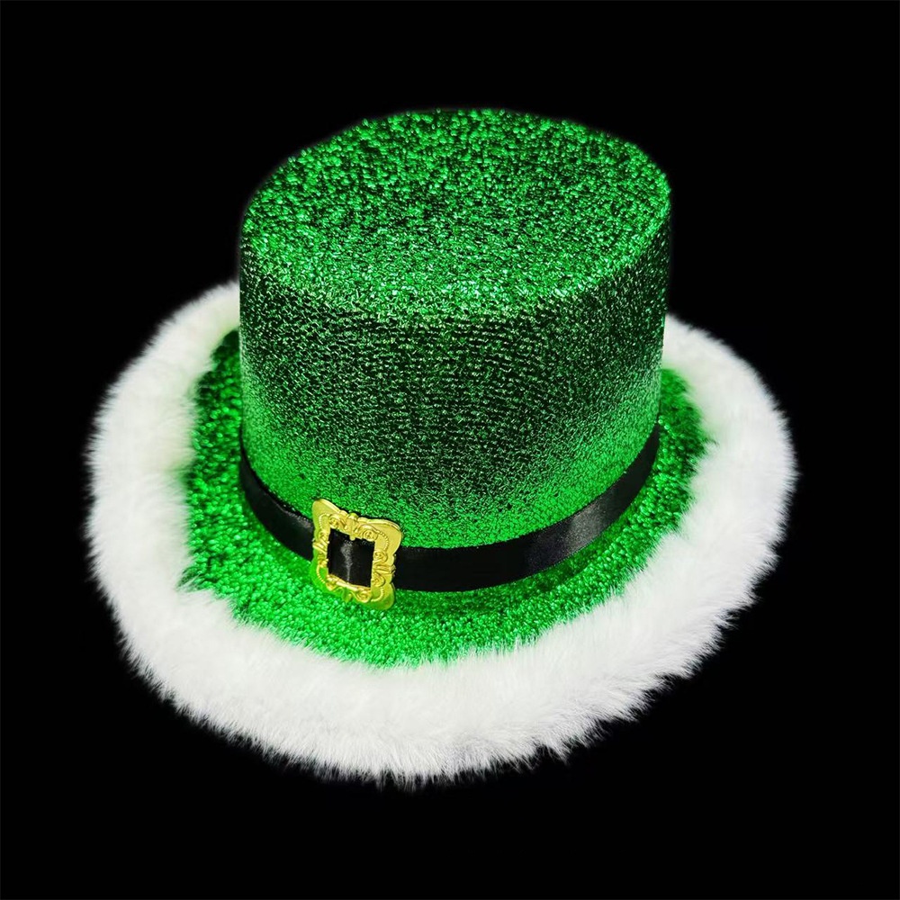 Santa Claus Cap  Shiny Glitter - Santa Hat Plush บทวิจารณ์และราคา