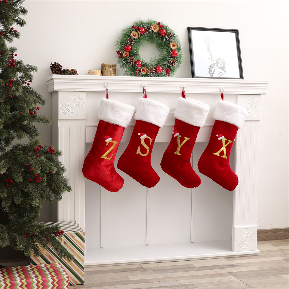 New Creative Alphabet Christma - Christmas Stocking Hanging บทวิจารณ์และราคา