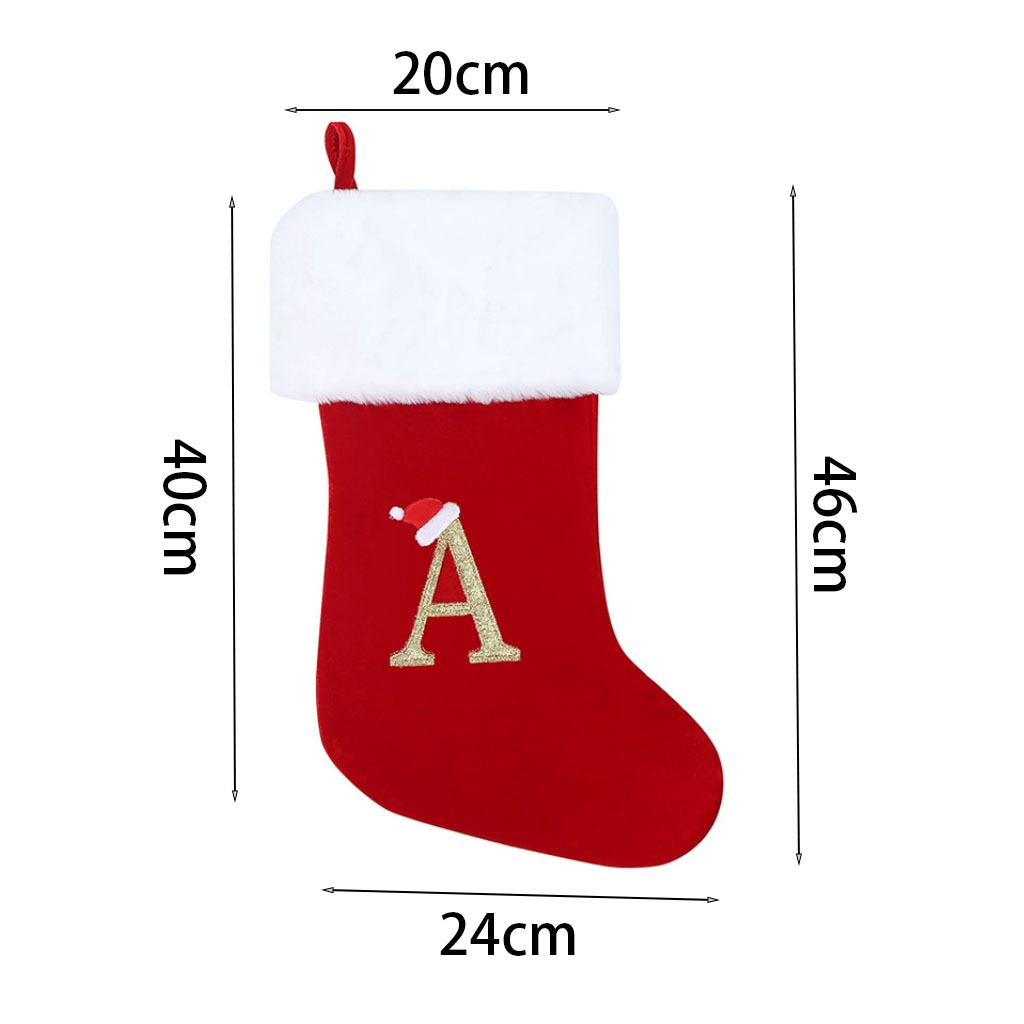New Creative Alphabet Christma - Christmas Stocking Hanging บทวิจารณ์และราคา