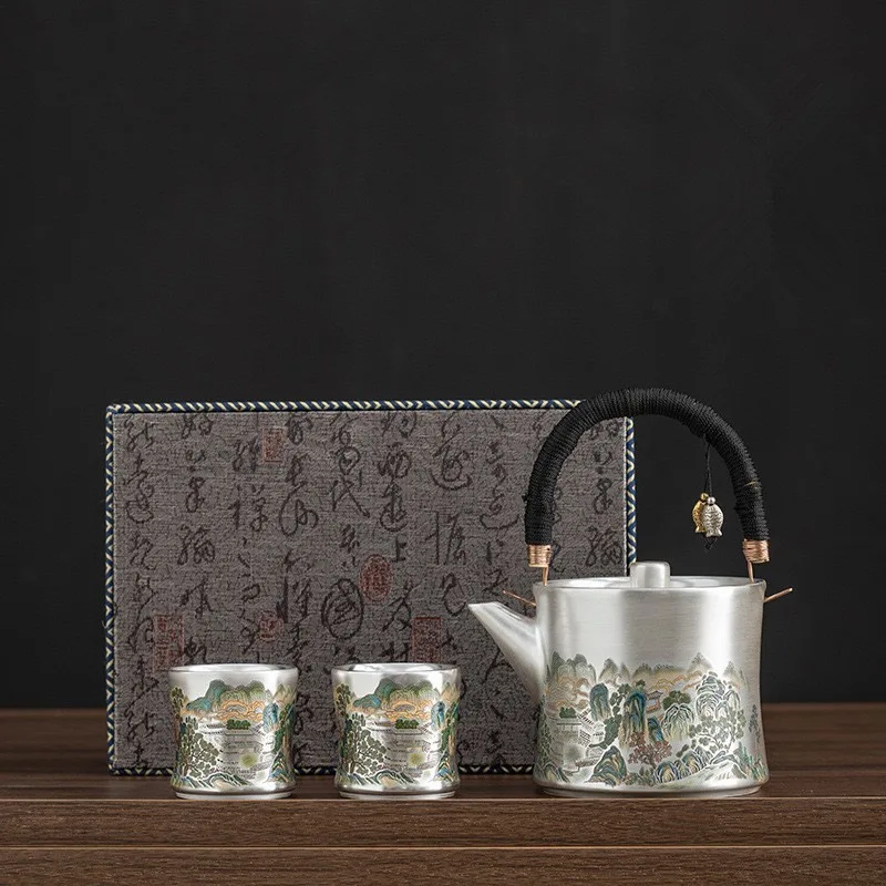 Z30- Liu Yin one pot two cups  - Gift Box Wrap Set บทวิจารณ์และราคา