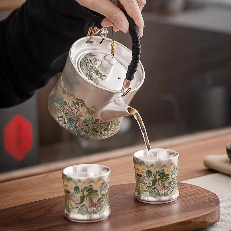 Z30- Liu Yin one pot two cups  - Gift Box Wrap Set บทวิจารณ์และราคา