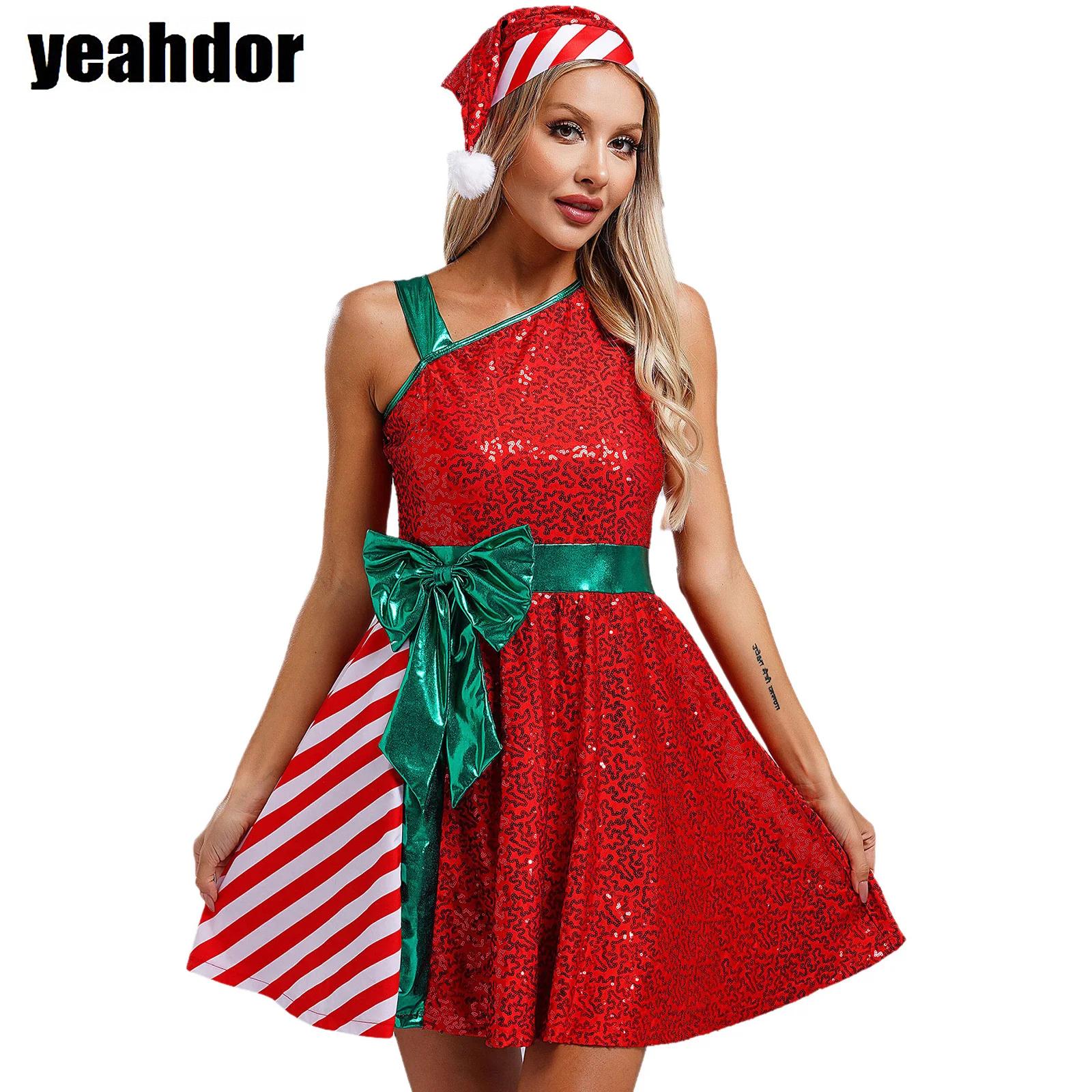 Christmas Santa Claus Dress El - Elf Costume Christmas บทวิจารณ์และราคา