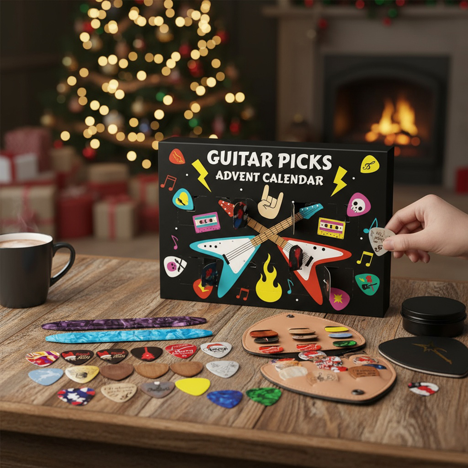 Guitar Picks Advent Calendar 2 - Advent Calendar Gift บทวิจารณ์และราคา