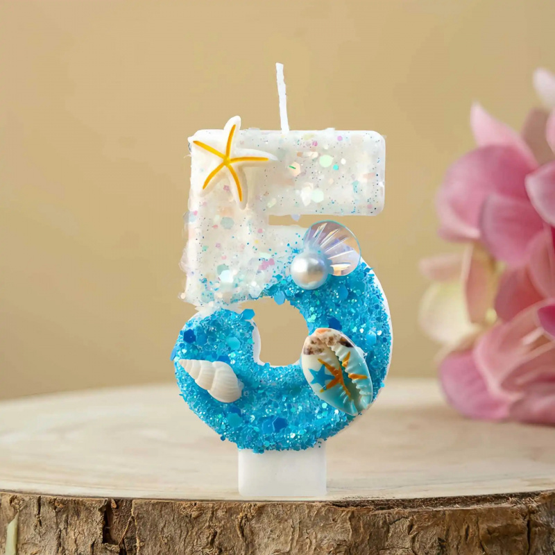 Shell-shaped Starfish Digital  - Holiday Candle Set บทวิจารณ์และราคา