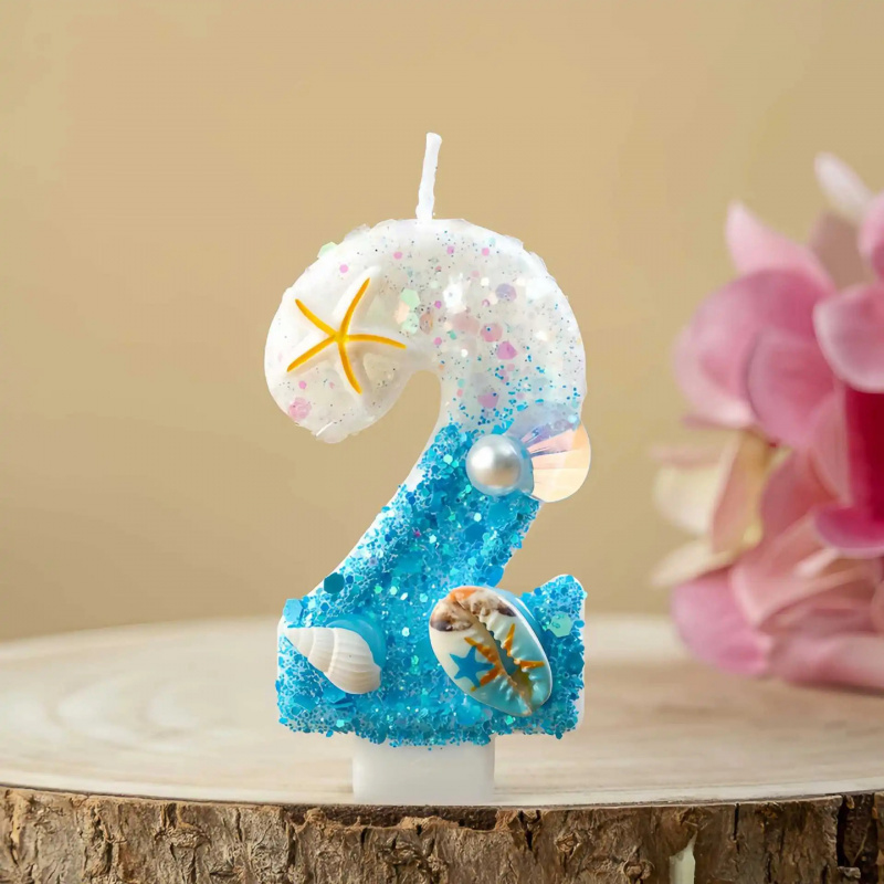 Shell-shaped Starfish Digital  - Holiday Candle Set บทวิจารณ์และราคา