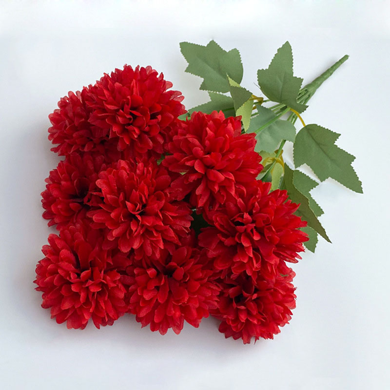 Artificial Flower Bouquet Chry - Christmas Wreath Fake บทวิจารณ์และราคา