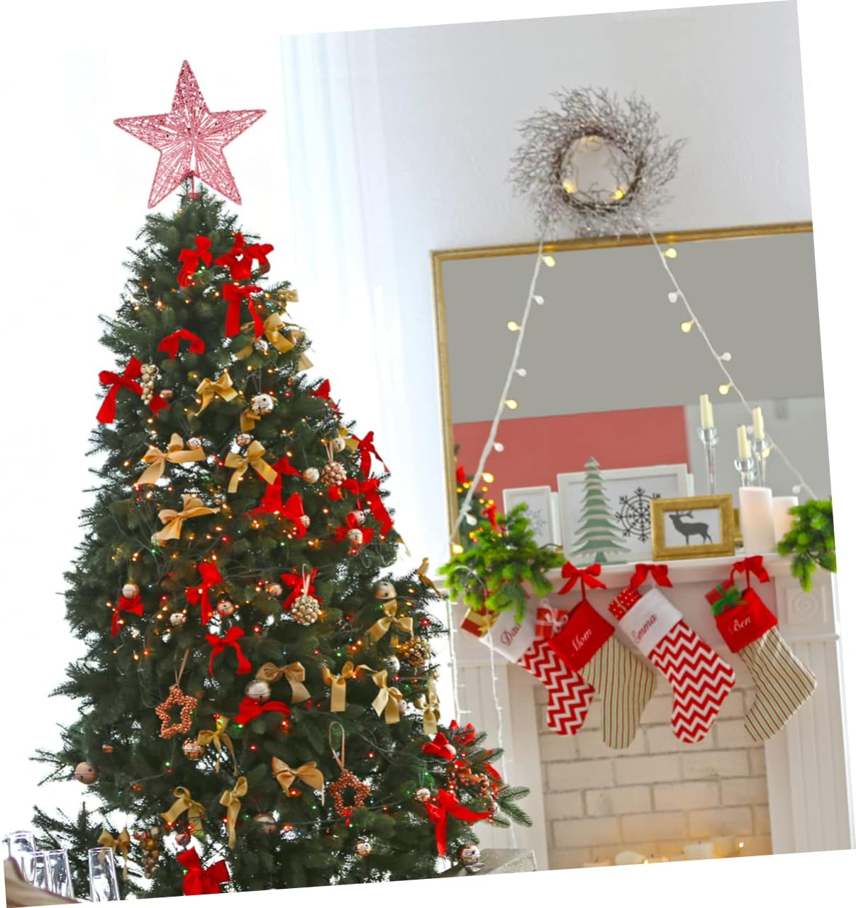 20Christmas Tree Topper Star G - Star Tree Topper บทวิจารณ์และราคา