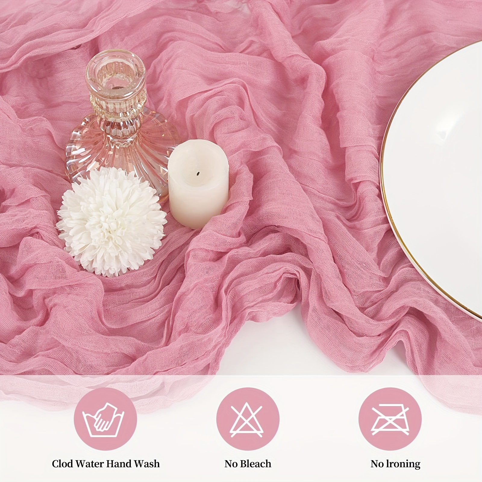 Of 25 Black Cheesecloth Table  - Christmas Table Runner บทวิจารณ์และราคา