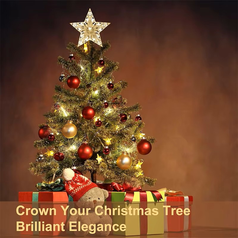 15cm Christmas Glowing Tree To - Star Tree Topper บทวิจารณ์และราคา