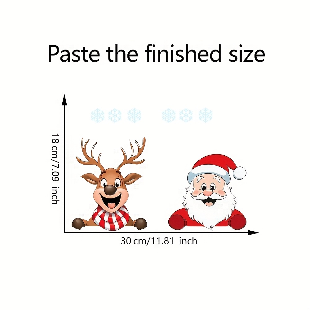 Festive Christmas Window Stick - Snowflake Window Decal บทวิจารณ์และราคา