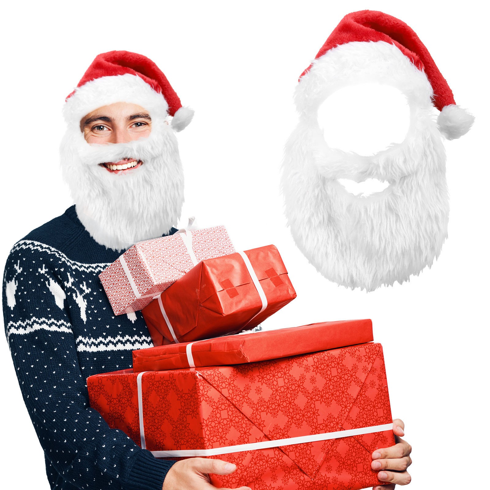 New Adults Ball Plush Christma - Santa Hat Plush บทวิจารณ์และราคา