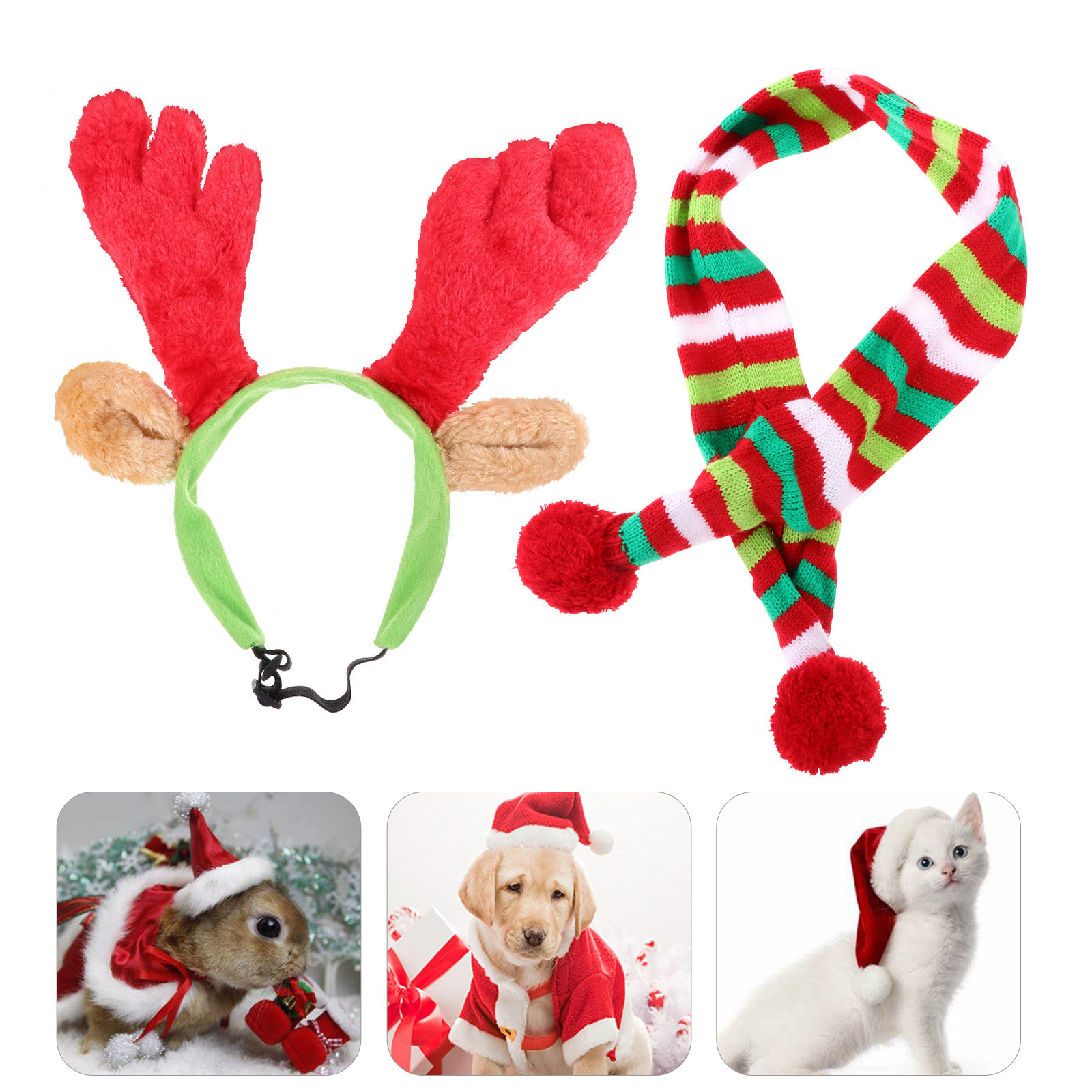 1Set Christmas Antlers Headban - Reindeer Antlers Headband บทวิจารณ์และราคา