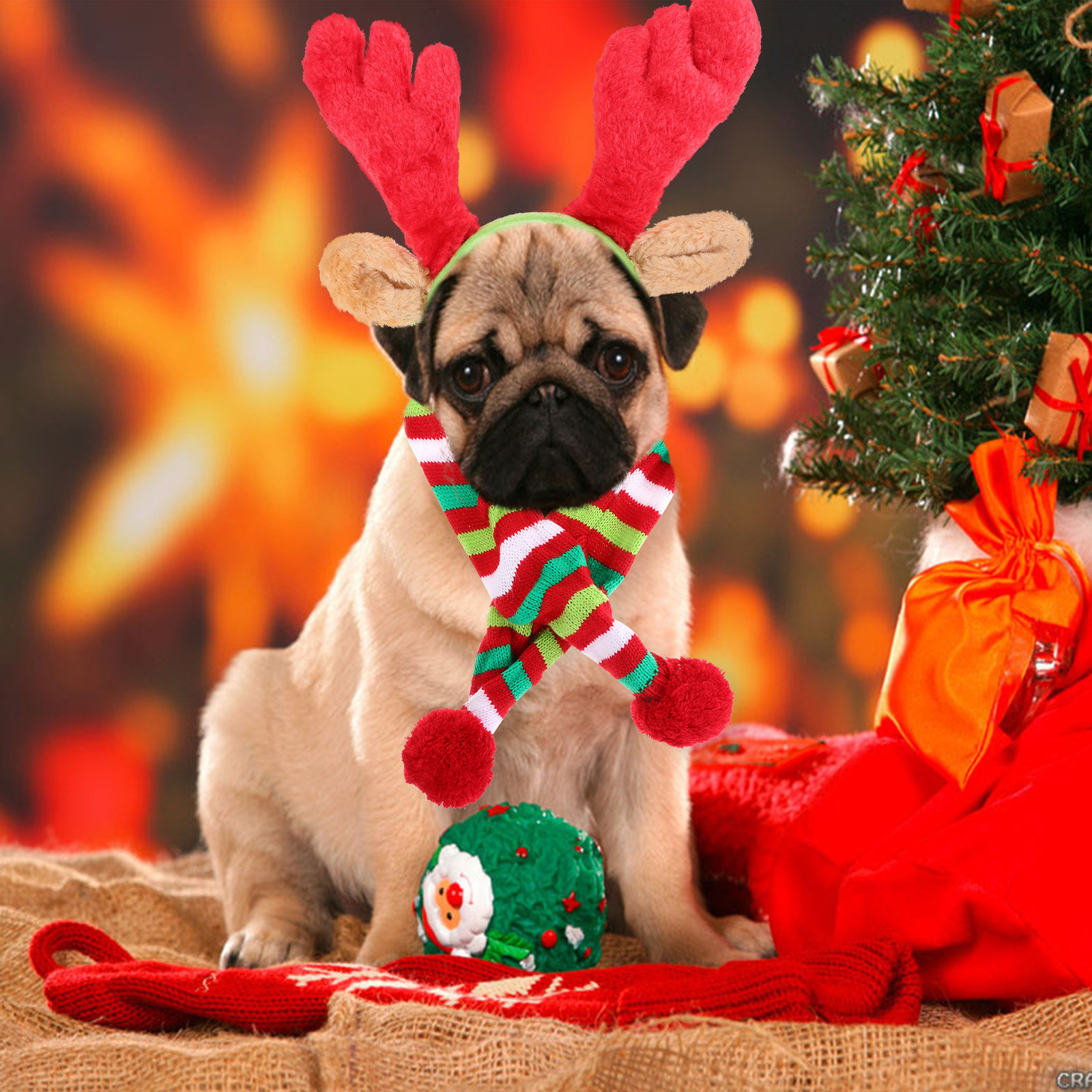 1Set Christmas Antlers Headban - Reindeer Antlers Headband บทวิจารณ์และราคา