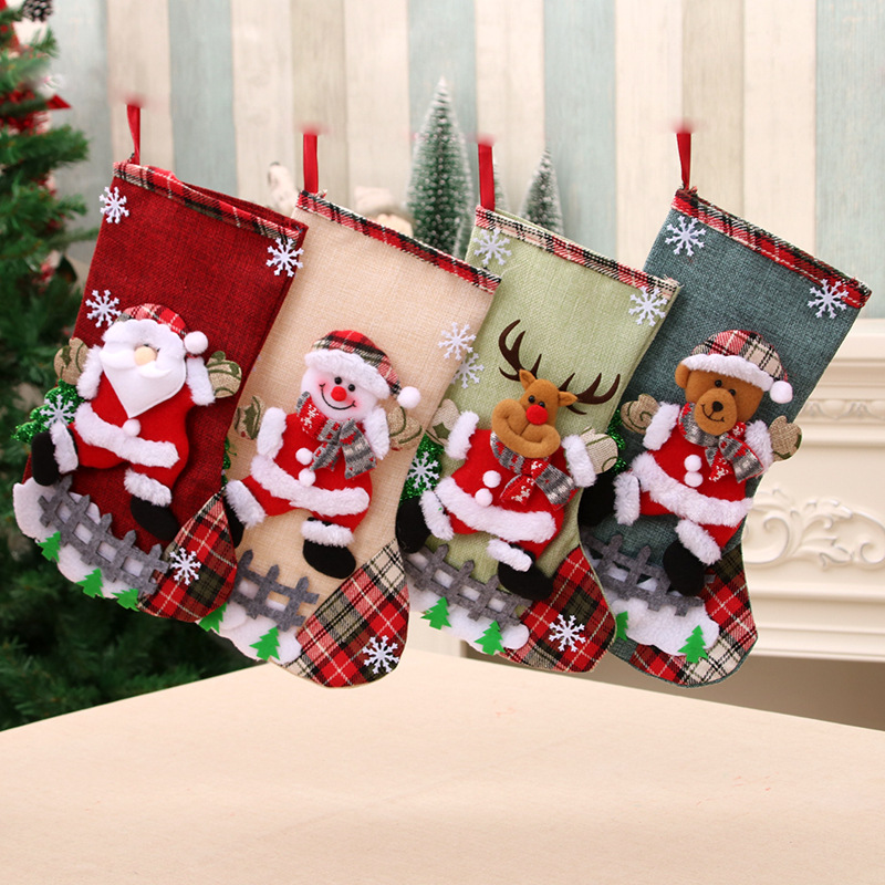 31cm Large Christmas Stockings - Christmas Stocking Hanging บทวิจารณ์และราคา