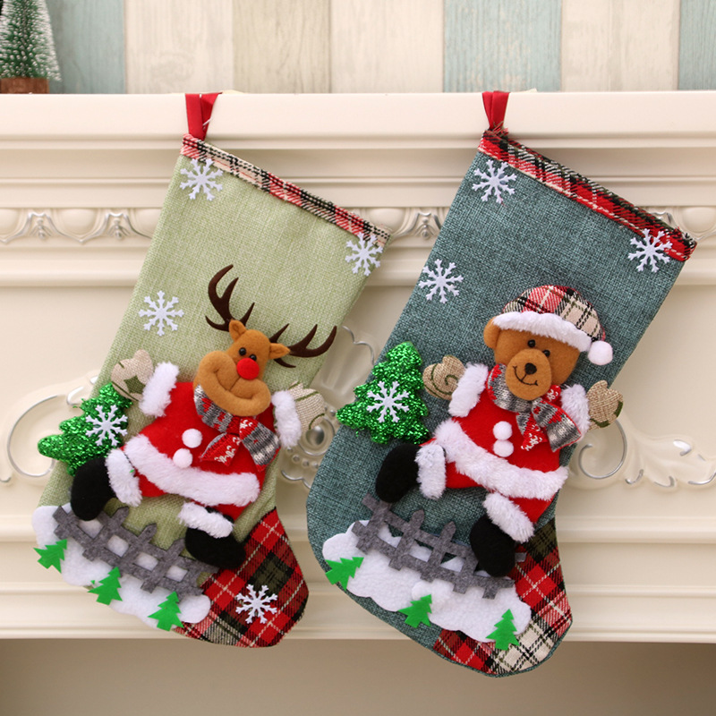 31cm Large Christmas Stockings - Christmas Stocking Hanging บทวิจารณ์และราคา