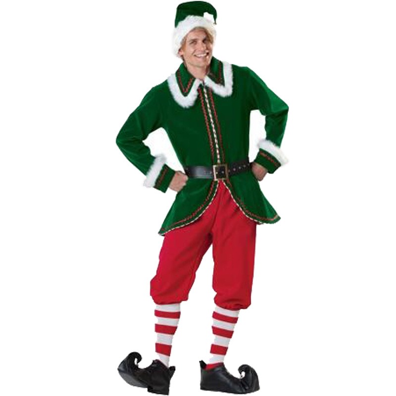 Santa Claus Costume Women Men  - Elf Costume Christmas บทวิจารณ์และราคา