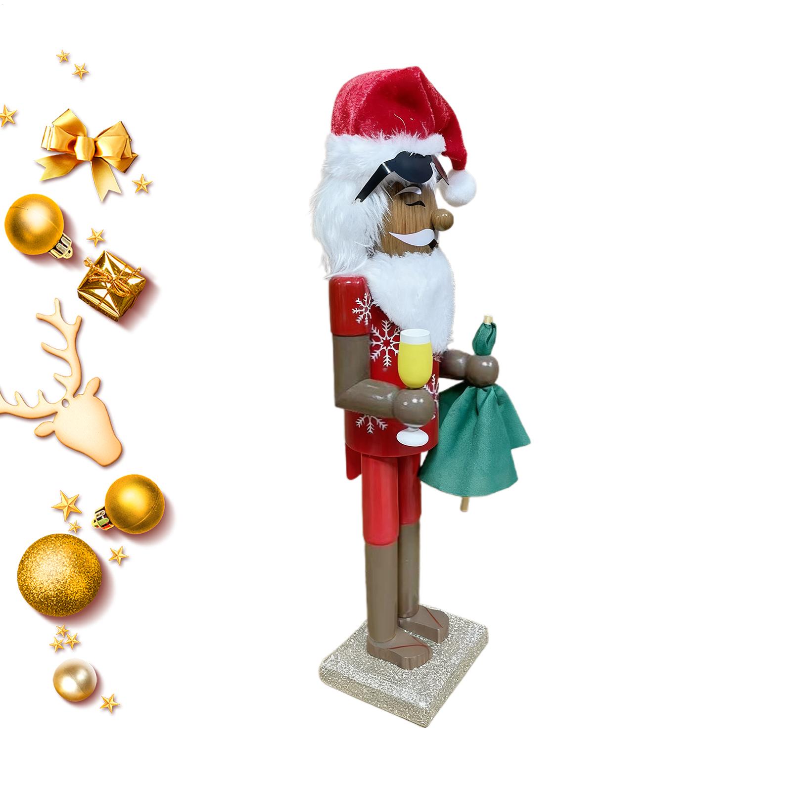 Nutcracker Decor Christmas Afr - Nutcracker Figurine บทวิจารณ์และราคา