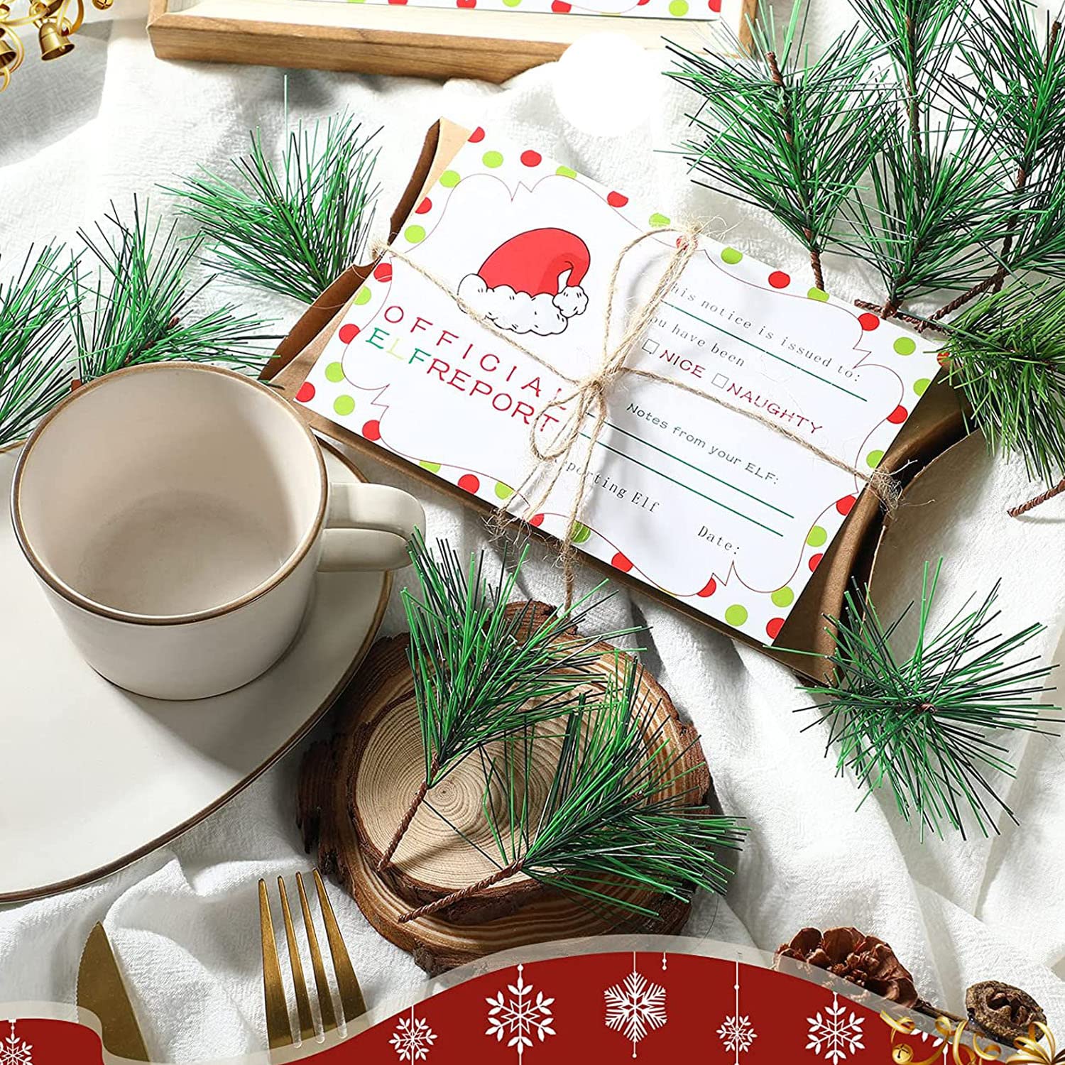 Fake Tree Leaves Branches Arti - Christmas Tree Artificial บทวิจารณ์และราคา