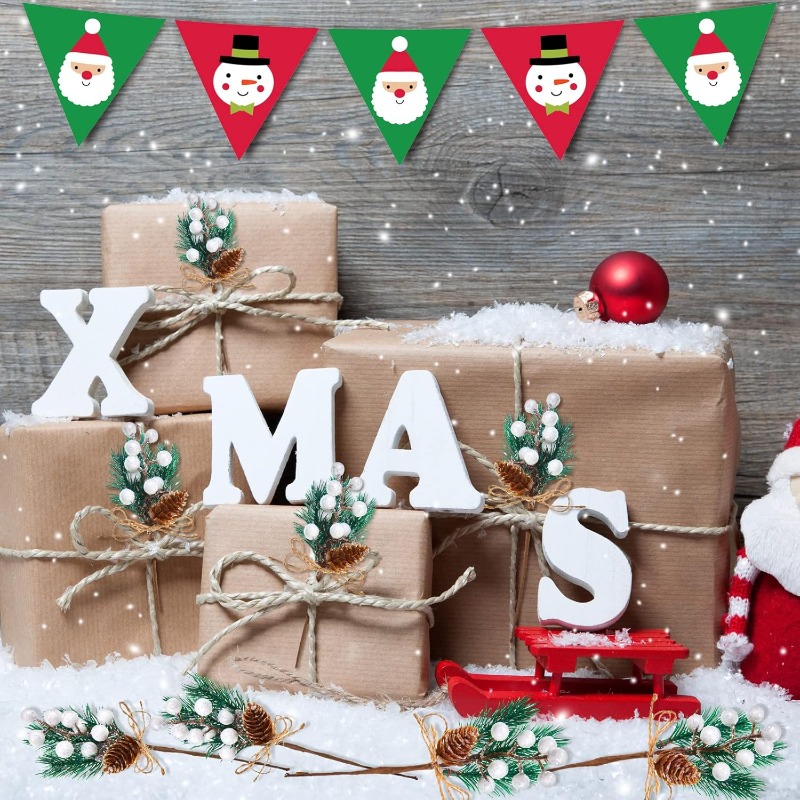 Christmas Artificial White Ber - Christmas Wreath Fake บทวิจารณ์และราคา