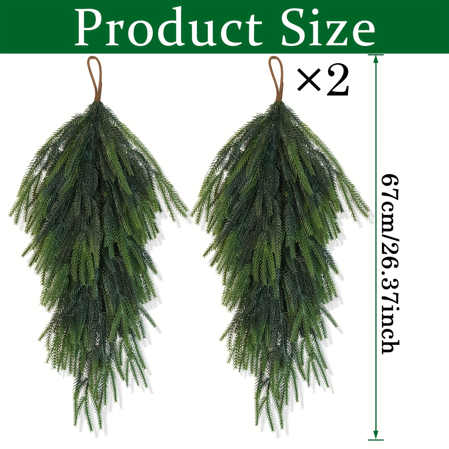 4pcs/2pcs Artificial Pine Need - Christmas Tree Artificial บทวิจารณ์และราคา