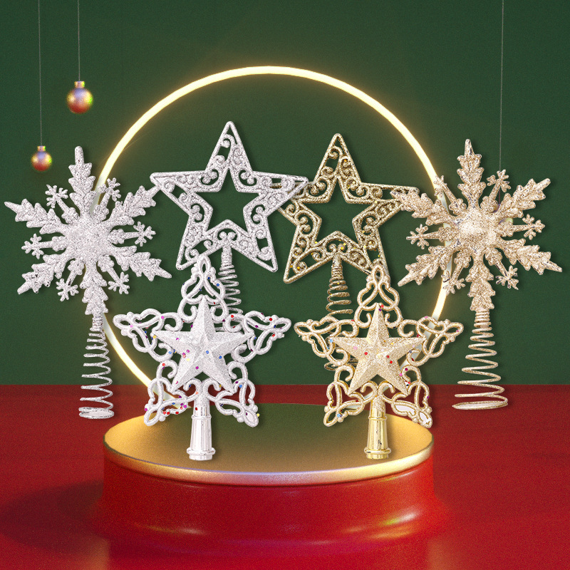 Christmas Tree Toppers Glitter - Star Tree Topper บทวิจารณ์และราคา