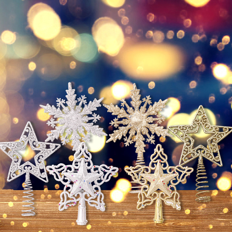 Christmas Tree Toppers Glitter - Star Tree Topper บทวิจารณ์และราคา