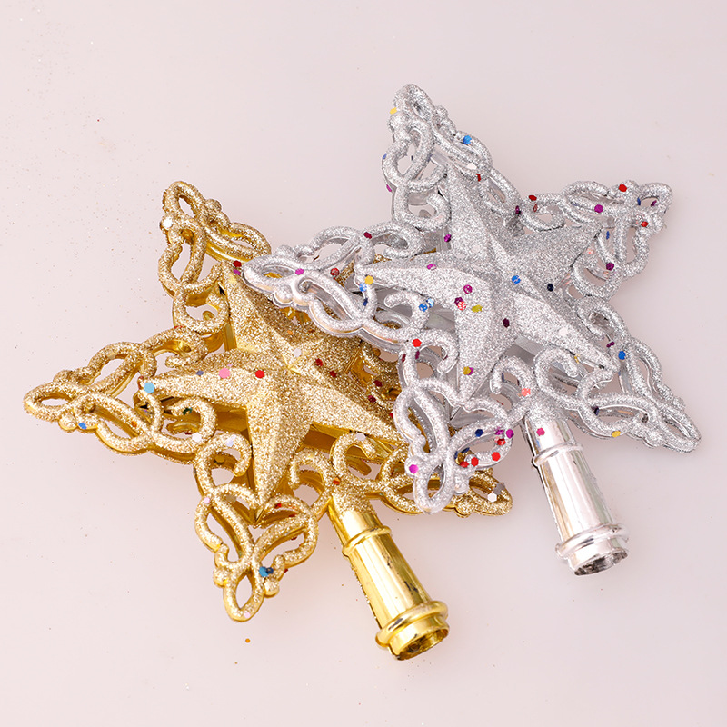 Christmas Tree Toppers Glitter - Star Tree Topper บทวิจารณ์และราคา