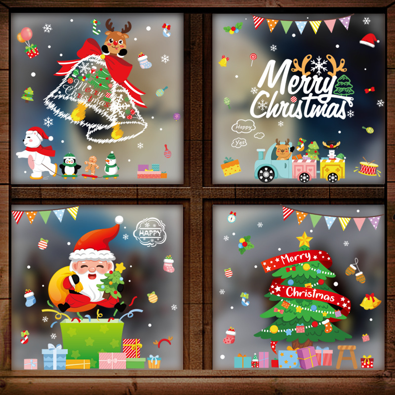 Merry Christmas Decoration Win - Snowflake Window Decal บทวิจารณ์และราคา