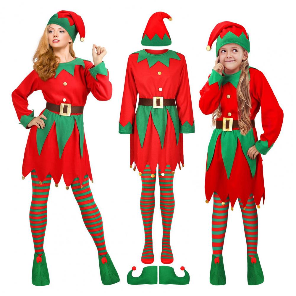 1 Set Christmas Elf Costume Ki - Elf Costume Christmas บทวิจารณ์และราคา