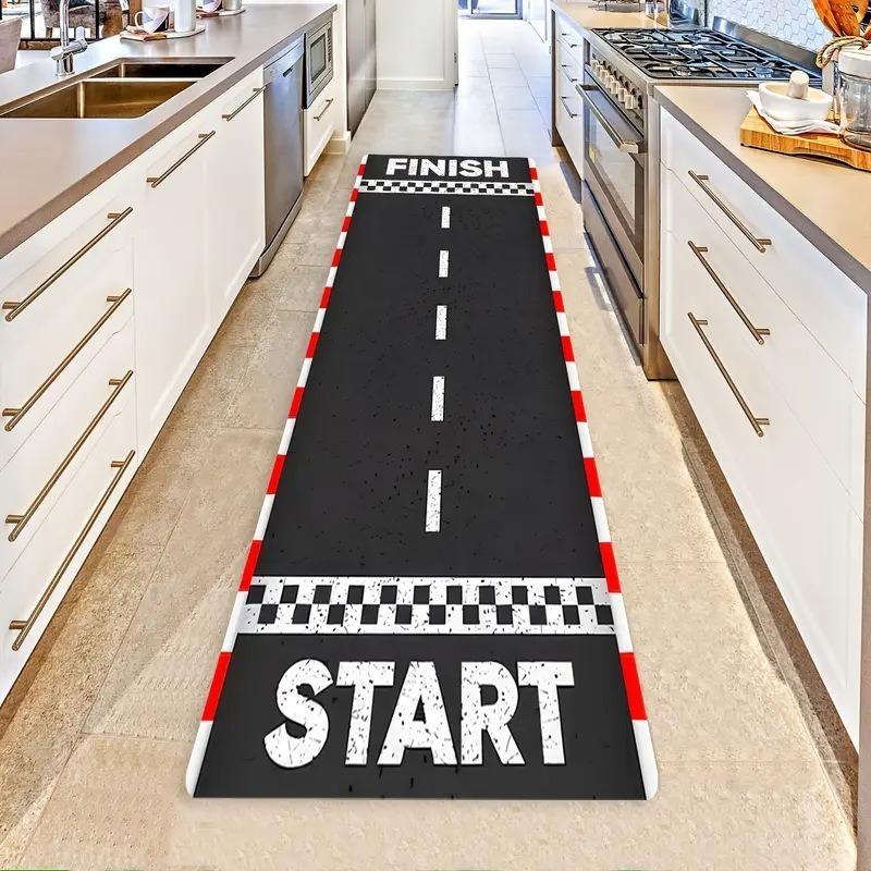 Race Car Racetrack Table Runne - Christmas Table Runner บทวิจารณ์และราคา