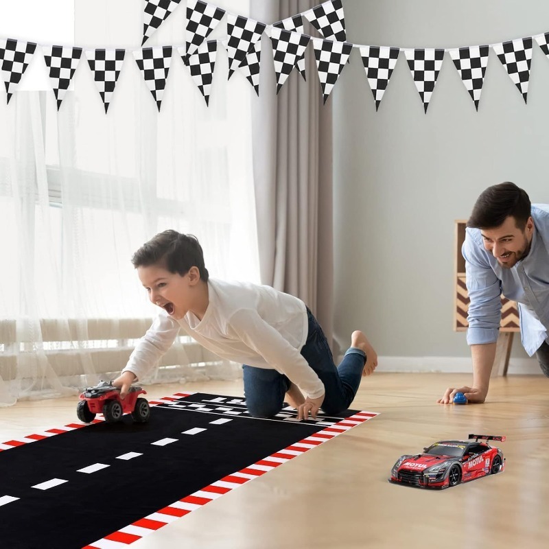 Race Car Racetrack Table Runne - Christmas Table Runner บทวิจารณ์และราคา