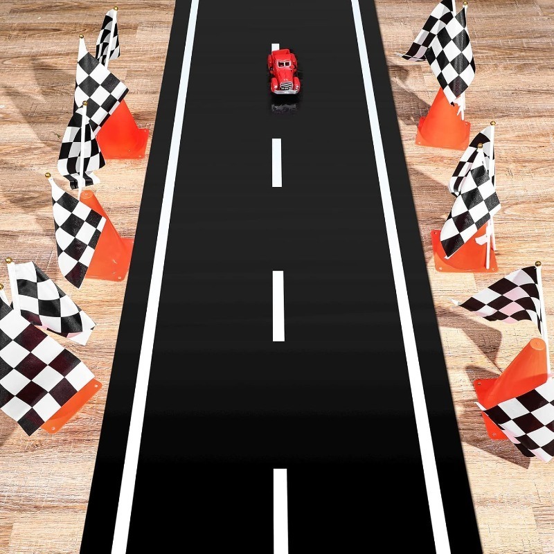 Race Car Racetrack Table Runne - Christmas Table Runner บทวิจารณ์และราคา